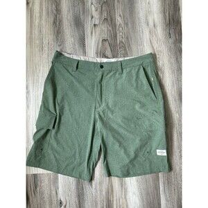 Quiksilver Waterman Collection Green Cargo Shorts Outdoor Utility Mens S 34 EUC